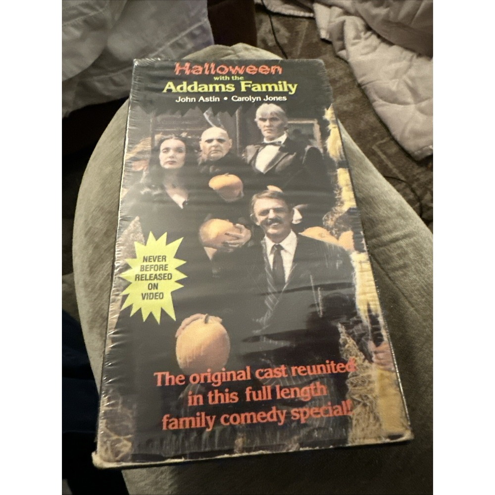 Halloween with Addams Family 1977 Vintage VHS John Astin Comedy 9121 GoodTimes